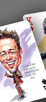 Famous 54 Celebrity Playing Cards